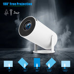 HY300 Pro Projector Home Theater Entertainment Portable Small Projector image 4