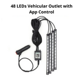 LED Car Atmosphere Lights - Charge Trend