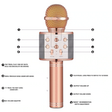 Bustle™ Bluetooth Karaoke Microphone - Charge Trend