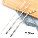 Reusable Stainless Steel Straws - Charge Trend