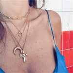 Tiny Heart/Choker Necklace - Charge Trend